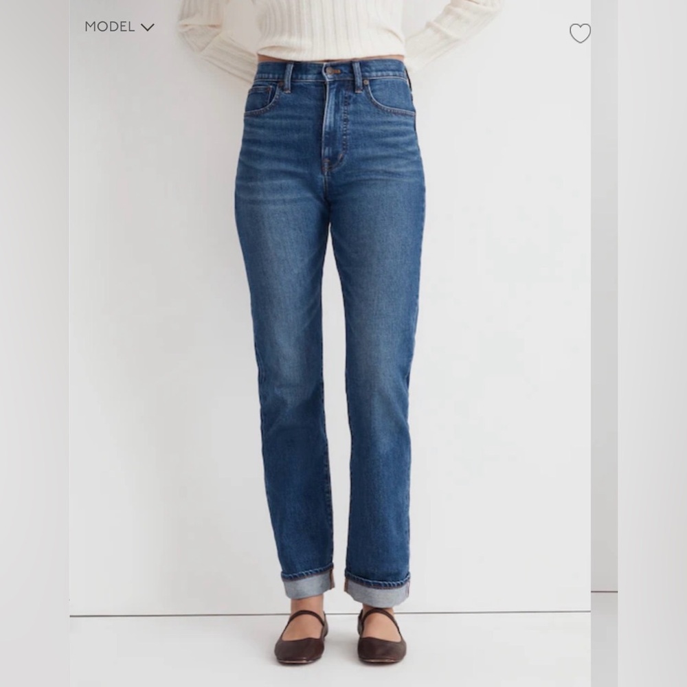 Madewell 90s Straight Denim Jeans Size 26